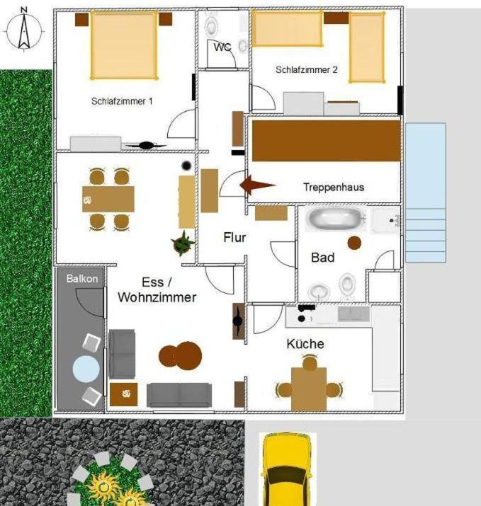 Ferienwohnung Odenwaldblick Momlingen Экстерьер фото